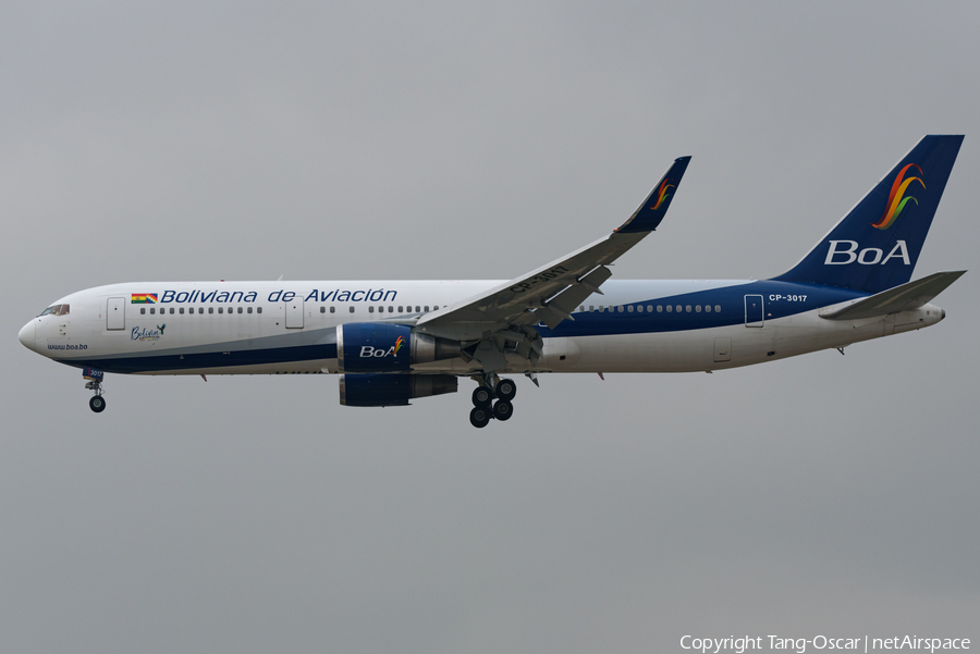 Boliviana de Aviacion Boeing 767-328(ER) (CP-3017) | Photo 372999