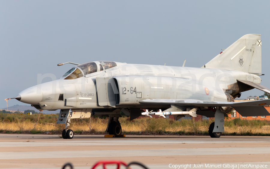 Spanish Air Force (Ejército del Aire) McDonnell Douglas RF-4C Phantom II (CR.12-55) | Photo 353081