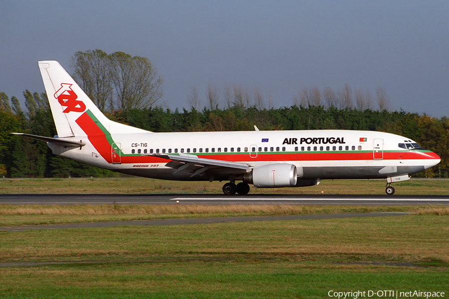 TAP Air Portugal Boeing 737-3K9 (CS-TIG) | Photo 157016