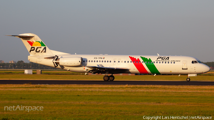 PGA Portugalia Airlines Fokker 100 (CS-TPA) | Photo 425508