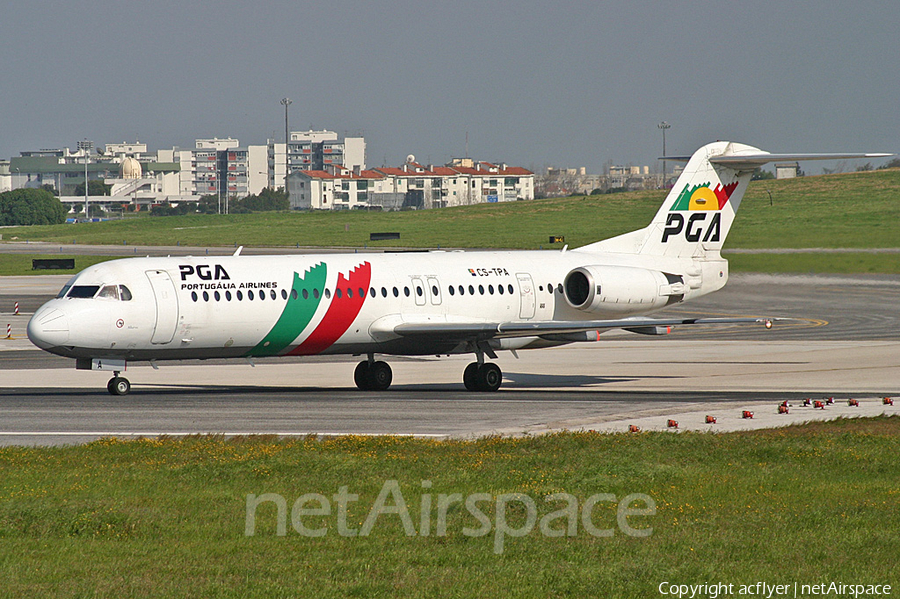 PGA Portugalia Airlines Fokker 100 (CS-TPA) | Photo 322123