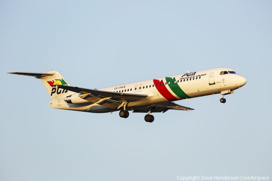 PGA Portugalia Airlines Fokker 100 (CS-TPA) | Photo 151306