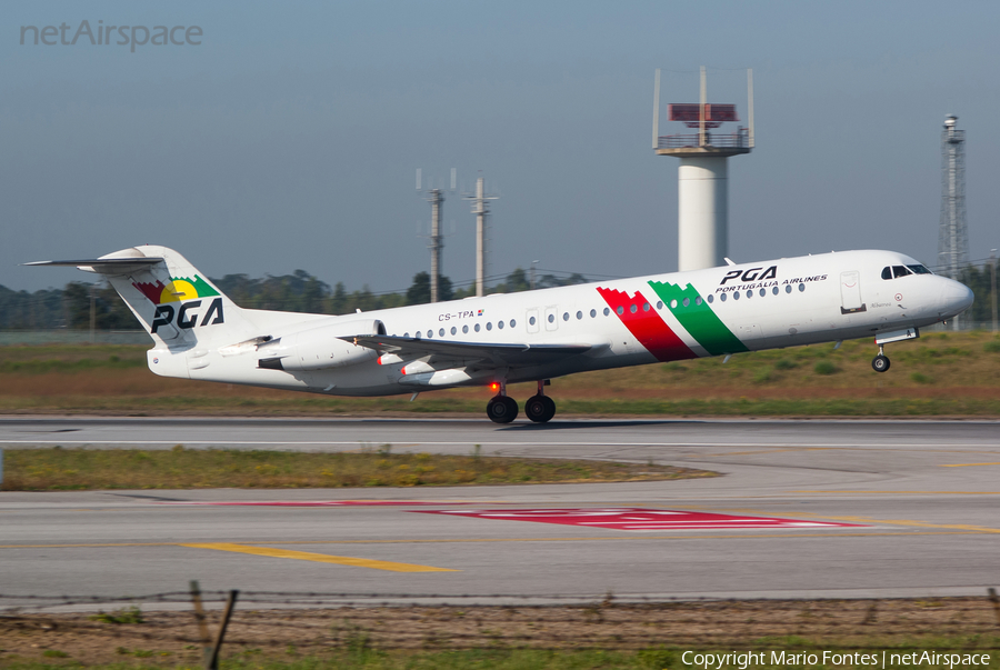 PGA Portugalia Airlines Fokker 100 (CS-TPA) | Photo 60125