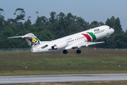 Portugalia Fokker 100 (CS-TPB) at  Porto, Portugal