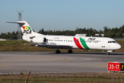 Portugalia Fokker 100 (CS-TPB) at  Porto, Portugal