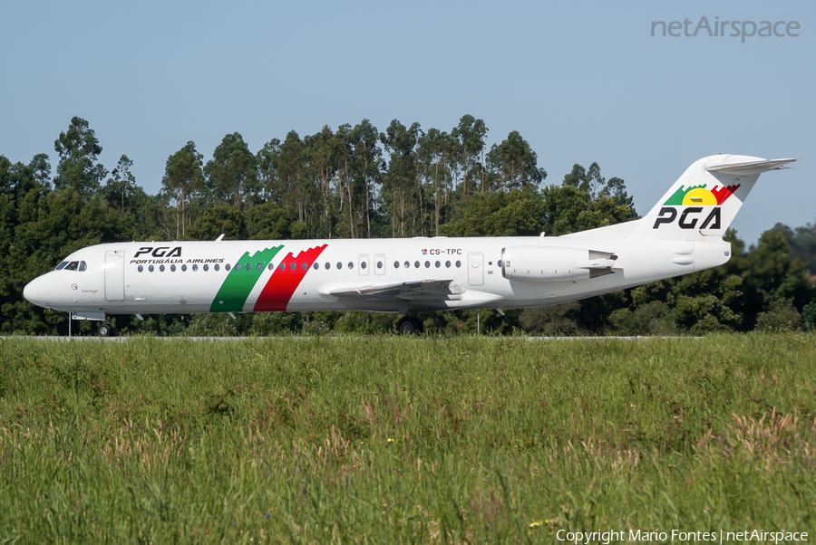 PGA Portugalia Airlines Fokker 100 (CS-TPC) | Photo 307898