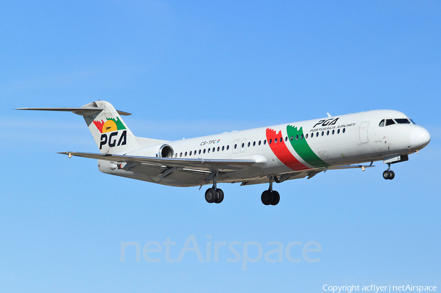 PGA Portugalia Airlines Fokker 100 (CS-TPC) | Photo 168504