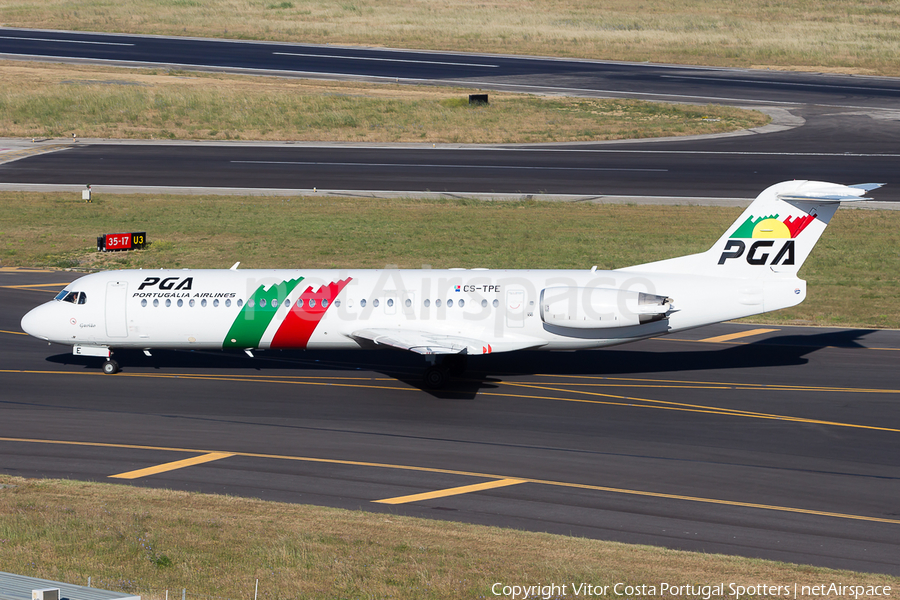 PGA Portugalia Airlines Fokker 100 (CS-TPE) | Photo 113290