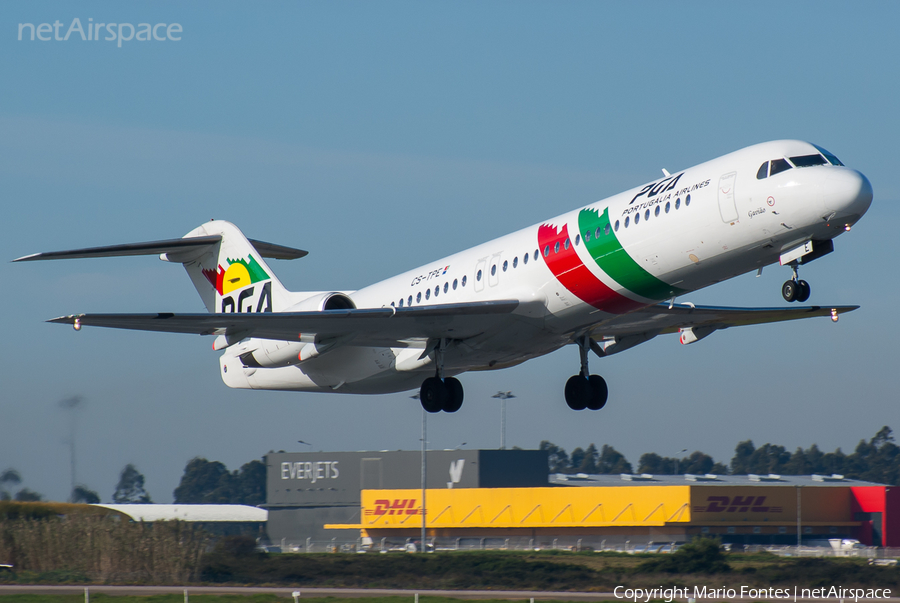 PGA Portugalia Airlines Fokker 100 (CS-TPE) | Photo 104812