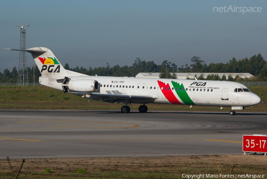 PGA Portugalia Airlines Fokker 100 (CS-TPF) | Photo 57440