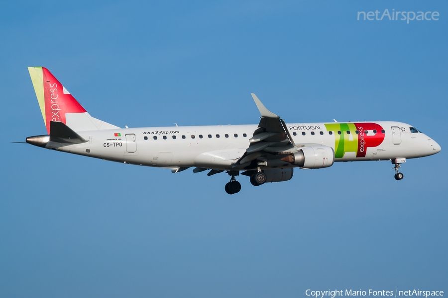 TAP Express (Portugalia) Embraer ERJ-190LR (ERJ-190-100LR) (CS-TPO) | Photo 337600