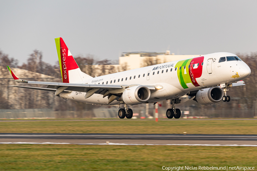 TAP Express (Portugalia) Embraer ERJ-190LR (ERJ-190-100LR) (CS-TPO) | Photo 420904