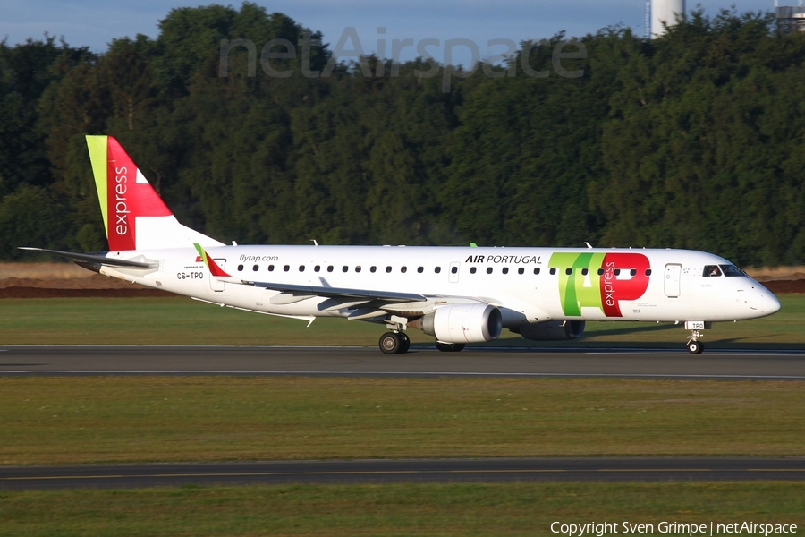 TAP Express (Portugalia) Embraer ERJ-190LR (ERJ-190-100LR) (CS-TPO) | Photo 518224