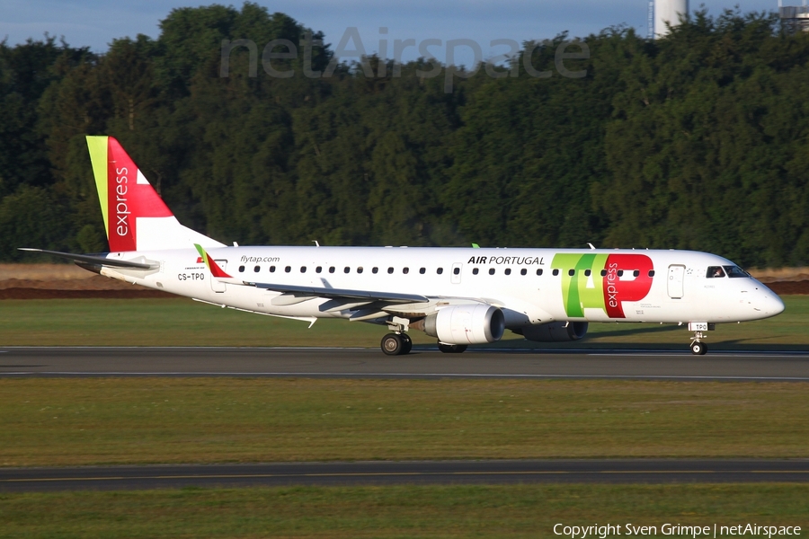 TAP Express (Portugalia) Embraer ERJ-190LR (ERJ-190-100LR) (CS-TPO) | Photo 518224