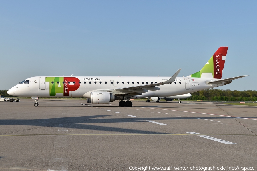 TAP Express (Portugalia) Embraer ERJ-190LR (ERJ-190-100LR) (CS-TPP) | Photo 446645