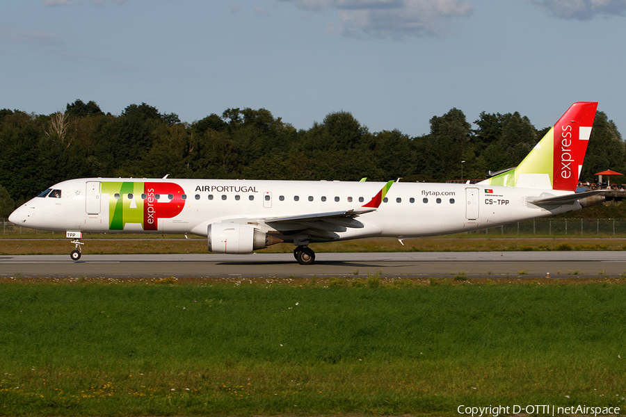 TAP Express (Portugalia) Embraer ERJ-190LR (ERJ-190-100LR) (CS-TPP) | Photo 468805