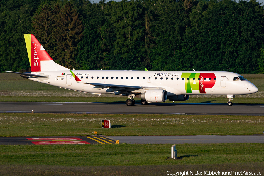 TAP Express (Portugalia) Embraer ERJ-190LR (ERJ-190-100LR) (CS-TPP) | Photo 510703