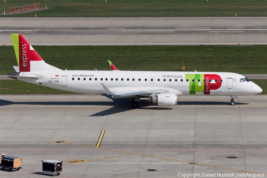 TAP Express (Portugalia) Embraer ERJ-190LR (ERJ-190-100LR) (CS-TPP) | Photo 421011
