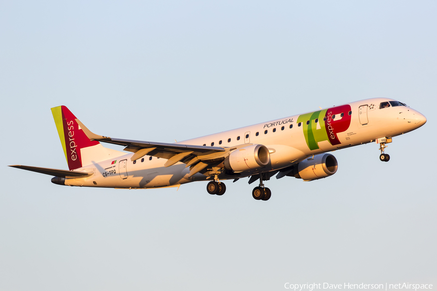 TAP Express (Portugalia) Embraer ERJ-190LR (ERJ-190-100LR) (CS-TPQ) | Photo 151304