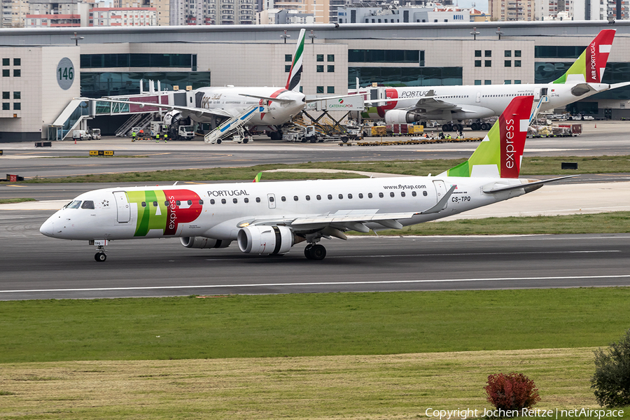 TAP Express (Portugalia) Embraer ERJ-190LR (ERJ-190-100LR) (CS-TPQ) | Photo 240102