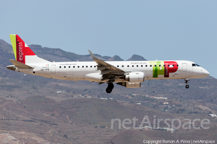 TAP Express (Portugalia) Embraer ERJ-190LR (ERJ-190-100LR) (CS-TPQ) | Photo 345128