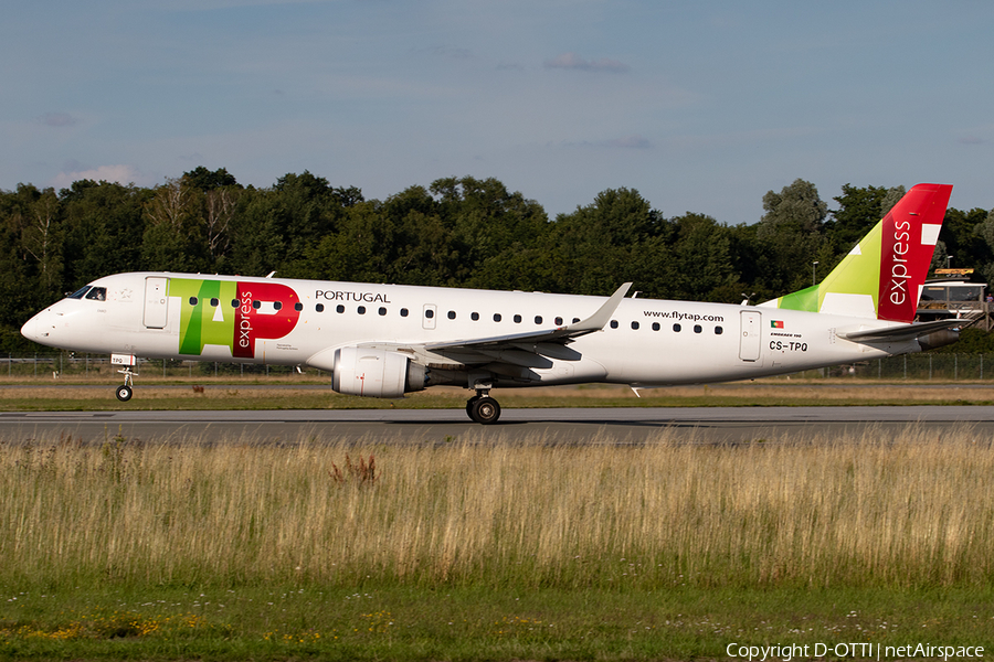 TAP Express (Portugalia) Embraer ERJ-190LR (ERJ-190-100LR) (CS-TPQ) | Photo 394111