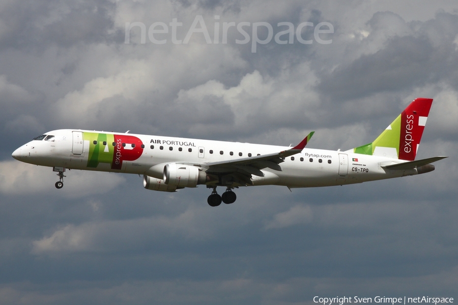 TAP Express (Portugalia) Embraer ERJ-190LR (ERJ-190-100LR) (CS-TPQ) | Photo 516138