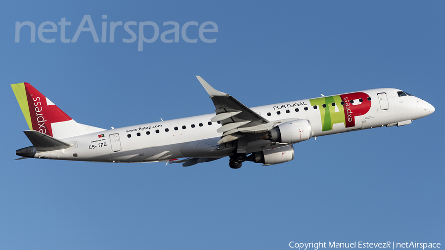 TAP Express (Portugalia) Embraer ERJ-190LR (ERJ-190-100LR) (CS-TPQ) | Photo 406586