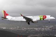 TAP Express (Portugalia) Embraer ERJ-190LR (ERJ-190-100LR) (CS-TPQ) at  Tenerife Sur - Reina Sofia, Spain