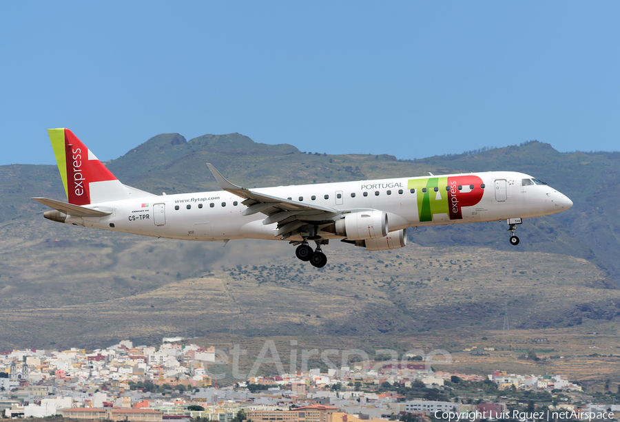 TAP Express (Portugalia) Embraer ERJ-190LR (ERJ-190-100LR) (CS-TPR) | Photo 247074