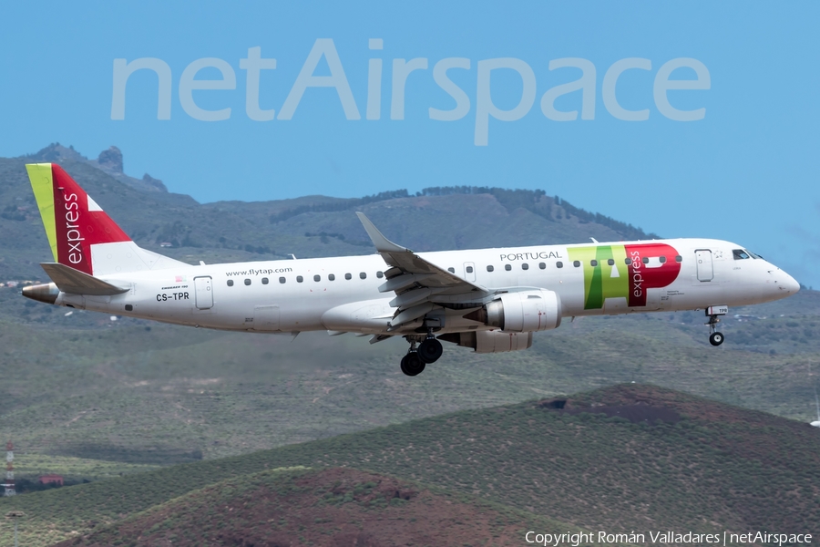 TAP Express (Portugalia) Embraer ERJ-190LR (ERJ-190-100LR) (CS-TPR) | Photo 338155