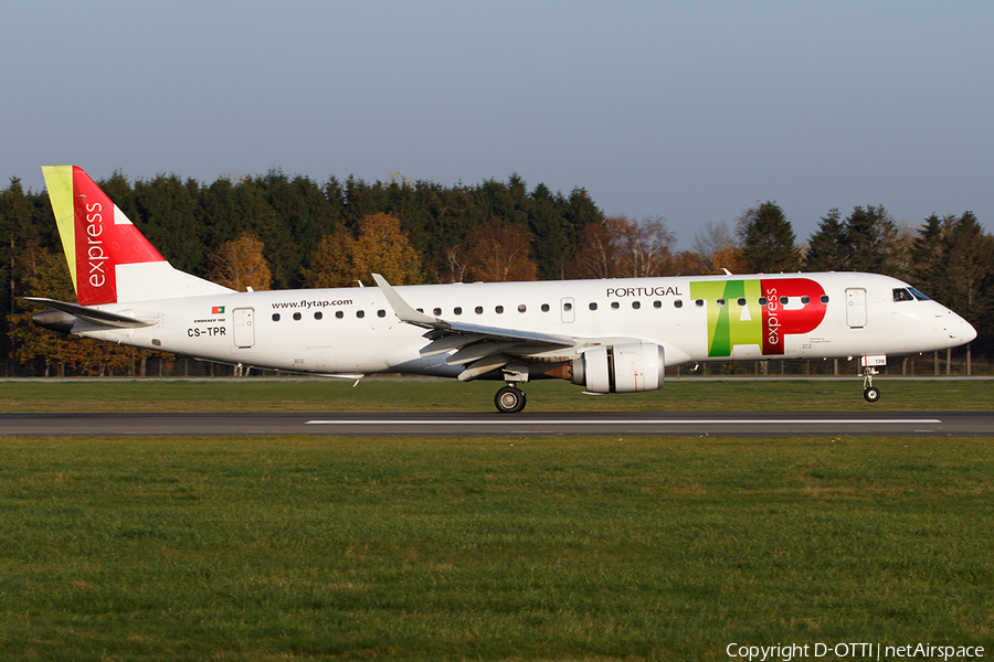 TAP Express (Portugalia) Embraer ERJ-190LR (ERJ-190-100LR) (CS-TPR) | Photo 409875