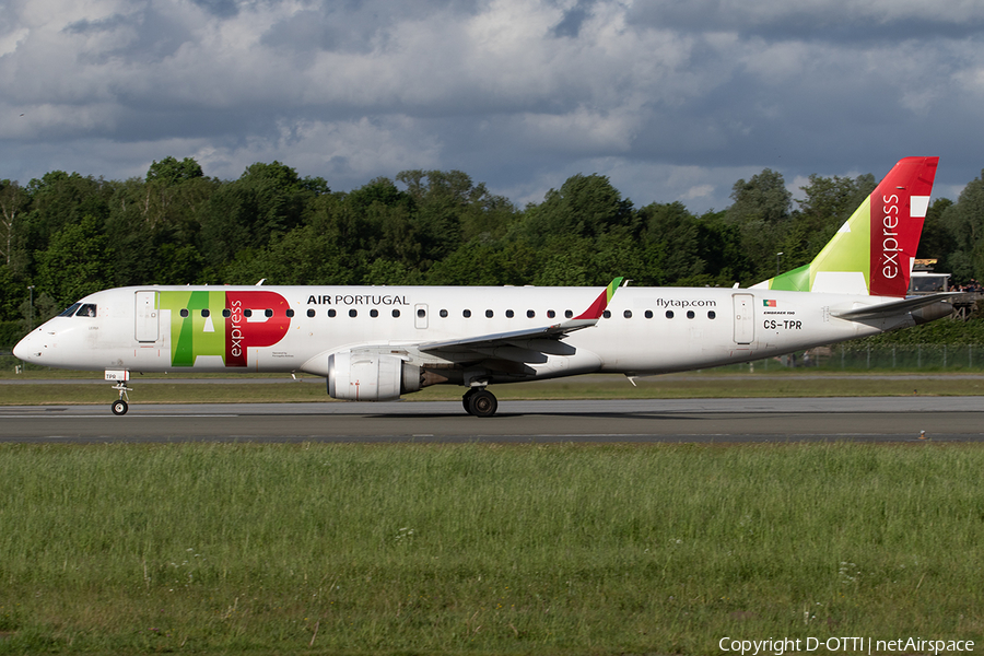 TAP Express (Portugalia) Embraer ERJ-190LR (ERJ-190-100LR) (CS-TPR) | Photo 509026