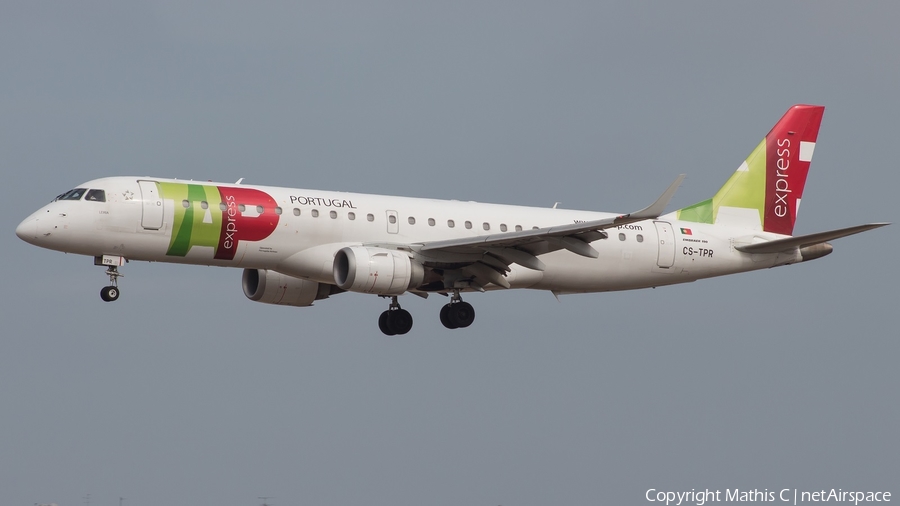 TAP Express (Portugalia) Embraer ERJ-190LR (ERJ-190-100LR) (CS-TPR) | Photo 428219