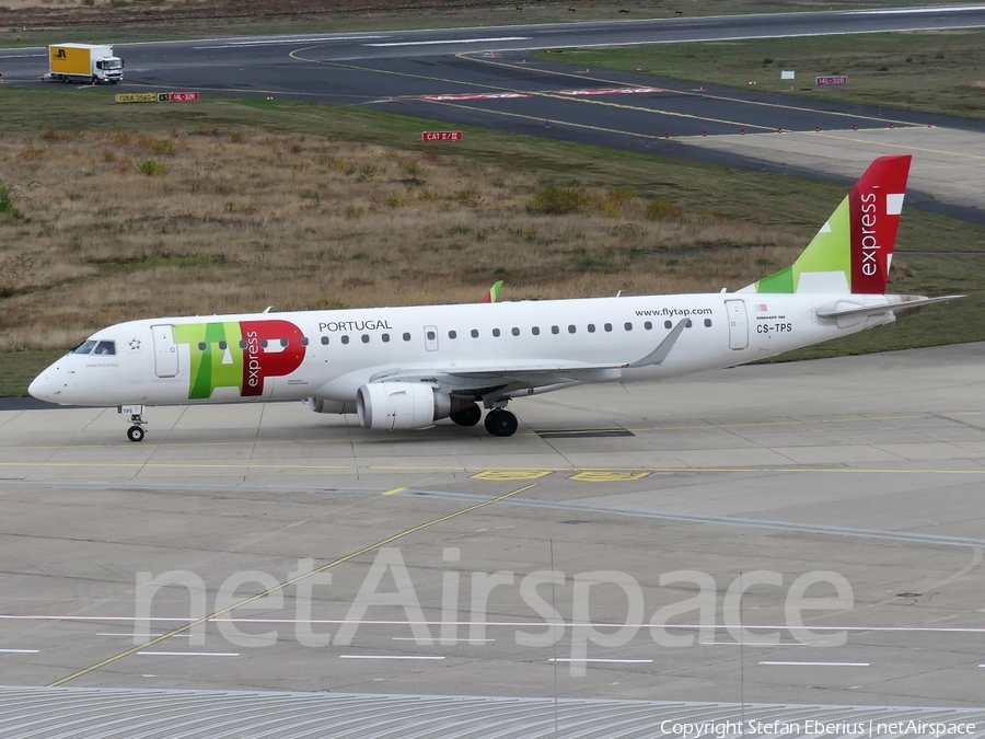 TAP Express (Portugalia) Embraer ERJ-190LR (ERJ-190-100LR) (CS-TPS) | Photo 272978