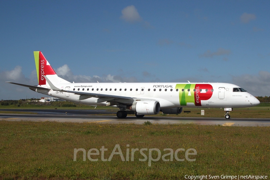 TAP Express (Portugalia) Embraer ERJ-190LR (ERJ-190-100LR) (CS-TPS) | Photo 315624