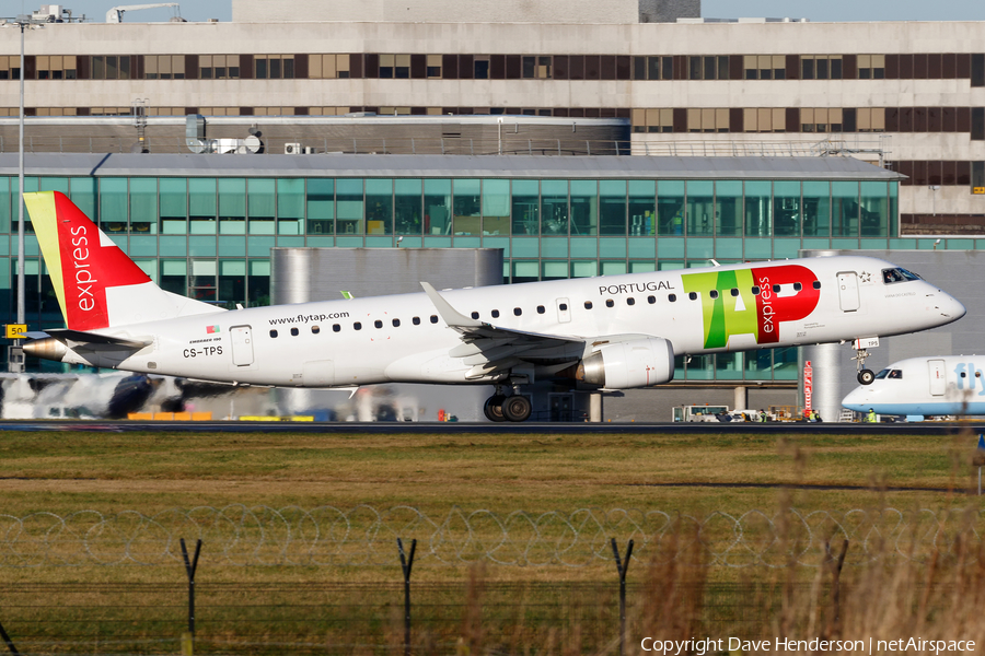 TAP Express (Portugalia) Embraer ERJ-190LR (ERJ-190-100LR) (CS-TPS) | Photo 219831