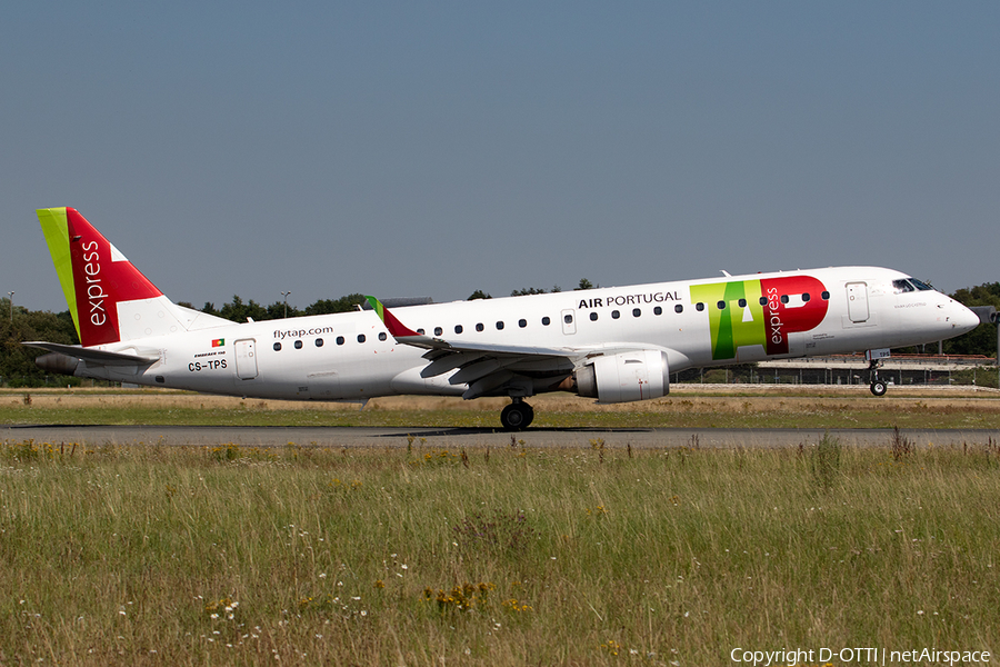 TAP Express (Portugalia) Embraer ERJ-190LR (ERJ-190-100LR) (CS-TPS) | Photo 397701