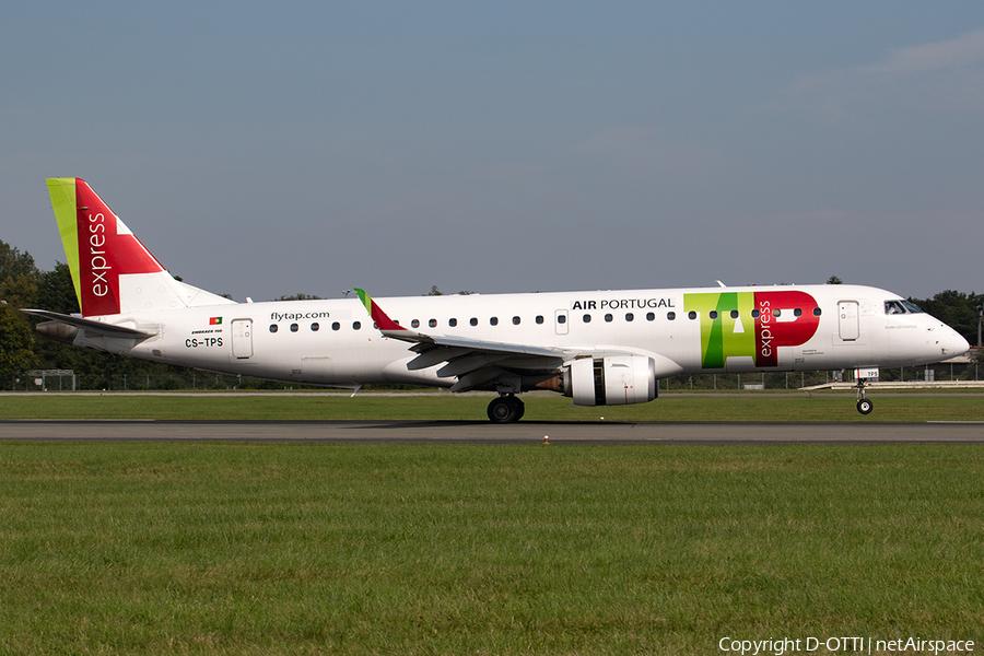 TAP Express (Portugalia) Embraer ERJ-190LR (ERJ-190-100LR) (CS-TPS) | Photo 402338