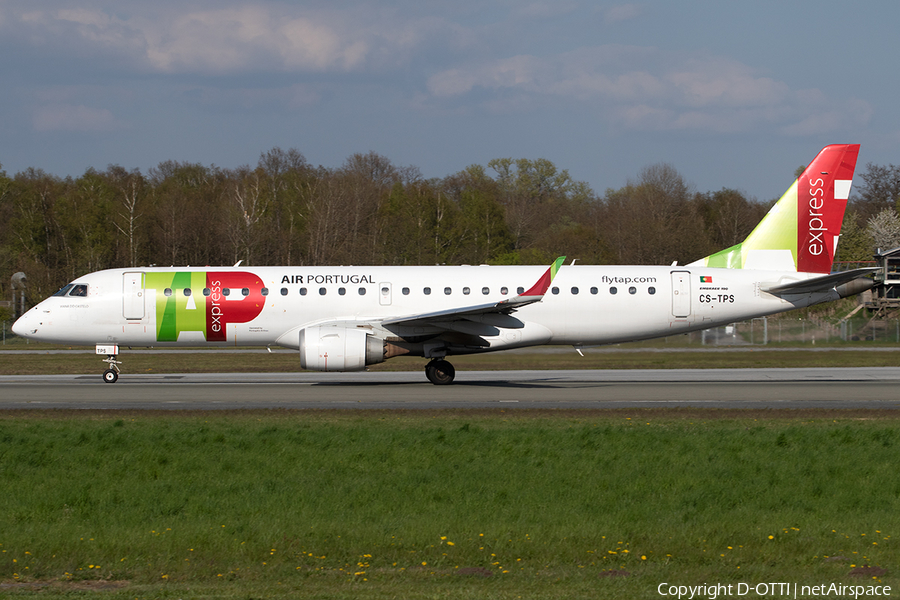 TAP Express (Portugalia) Embraer ERJ-190LR (ERJ-190-100LR) (CS-TPS) | Photo 505333