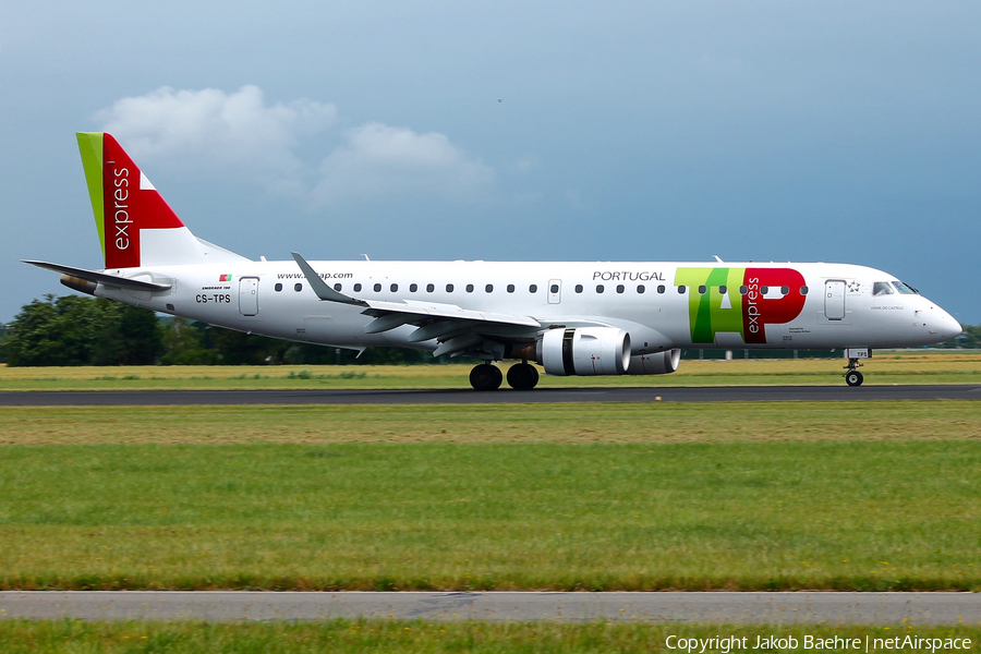 TAP Express (Portugalia) Embraer ERJ-190LR (ERJ-190-100LR) (CS-TPS) | Photo 173561