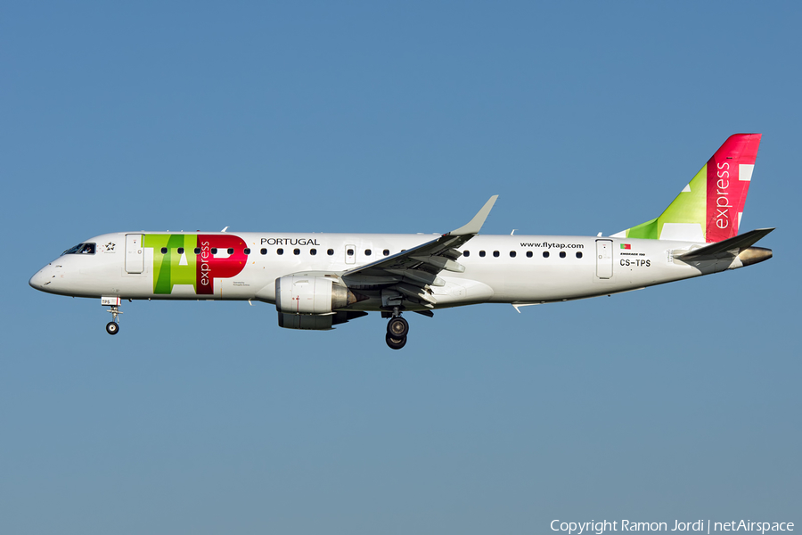 TAP Express (Portugalia) Embraer ERJ-190LR (ERJ-190-100LR) (CS-TPS) | Photo 137254