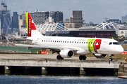 TAP Express (Portugalia) Embraer ERJ-190LR (ERJ-190-100LR) (CS-TPT) at  London - City, United Kingdom