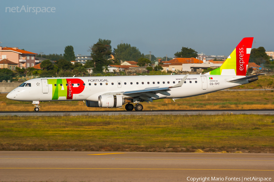 TAP Express (Portugalia) Embraer ERJ-190LR (ERJ-190-100LR) (CS-TPT) | Photo 117944