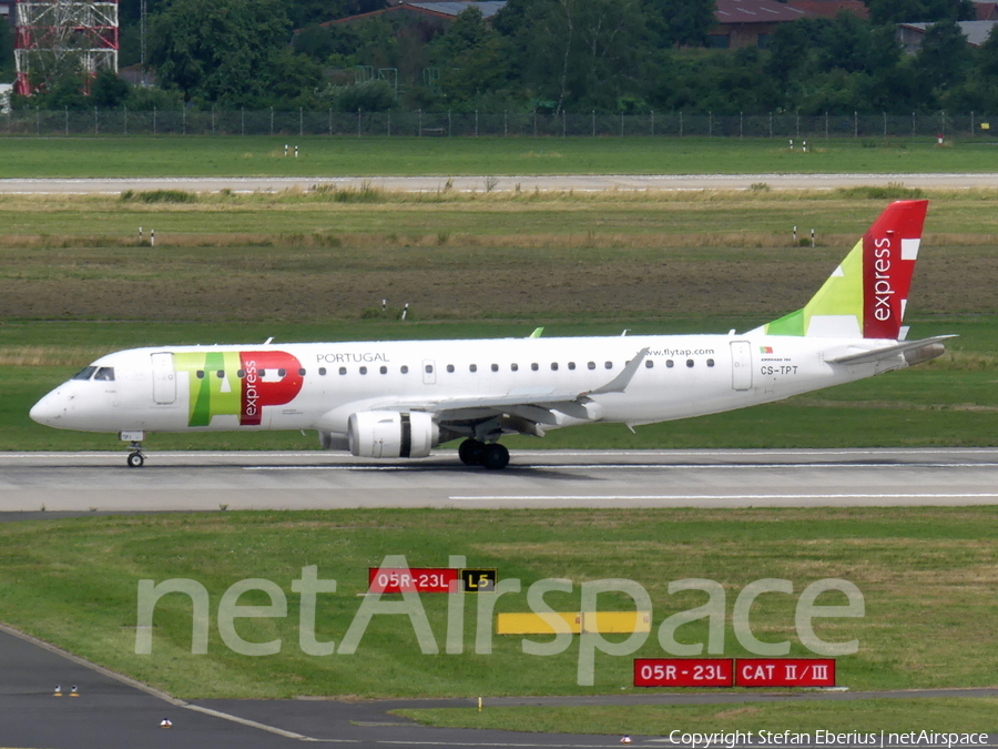 TAP Express (Portugalia) Embraer ERJ-190LR (ERJ-190-100LR) (CS-TPT) | Photo 456487