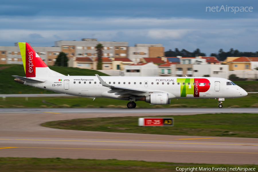 TAP Express (Portugalia) Embraer ERJ-190LR (ERJ-190-100LR) (CS-TPT) | Photo 375103