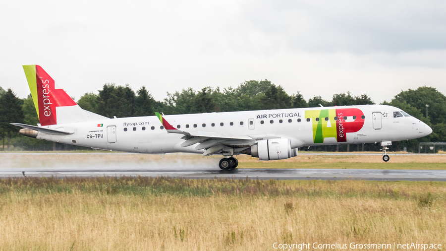 TAP Express (Portugalia) Embraer ERJ-190LR (ERJ-190-100LR) (CS-TPU) | Photo 392874