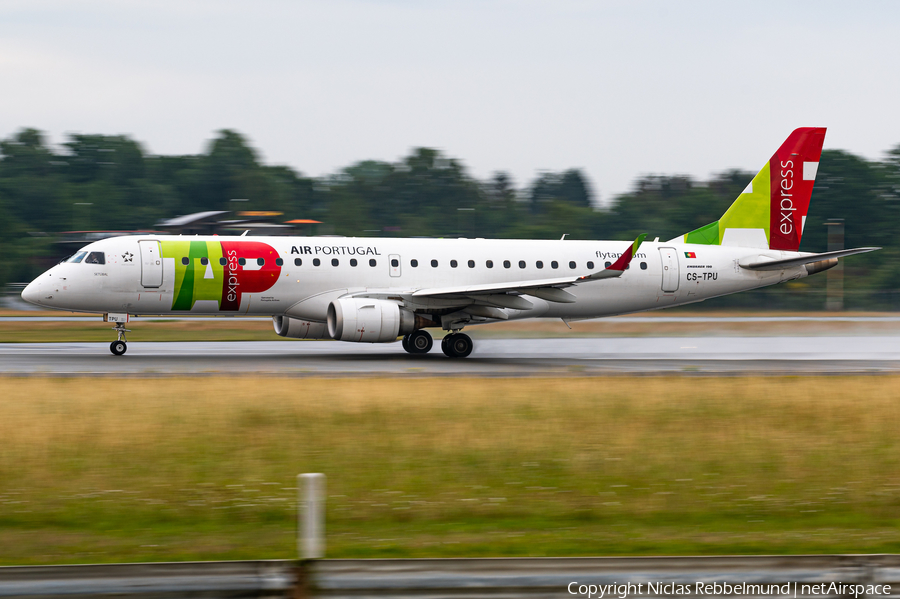 TAP Express (Portugalia) Embraer ERJ-190LR (ERJ-190-100LR) (CS-TPU) | Photo 392960