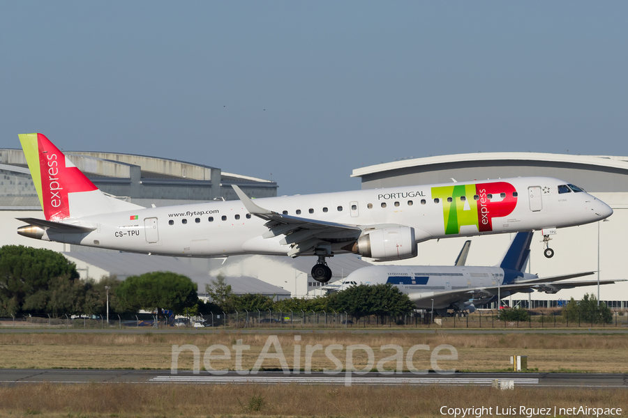 TAP Express (Portugalia) Embraer ERJ-190LR (ERJ-190-100LR) (CS-TPU) | Photo 421817