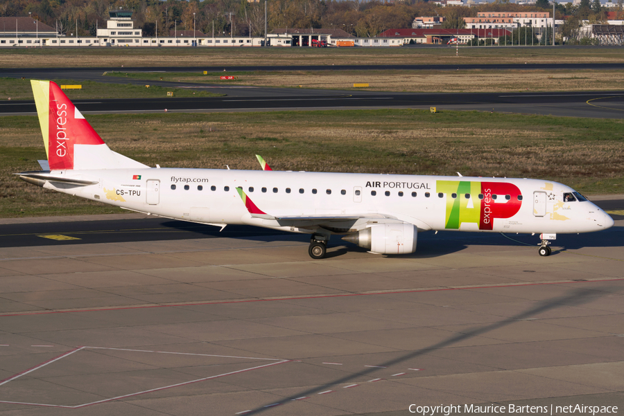 TAP Express (Portugalia) Embraer ERJ-190LR (ERJ-190-100LR) (CS-TPU) | Photo 410020